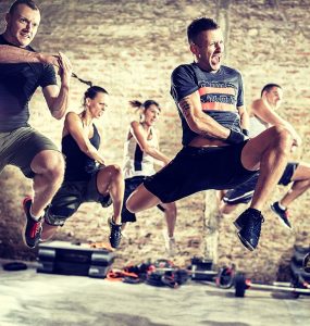 Groepsles in de sportschool