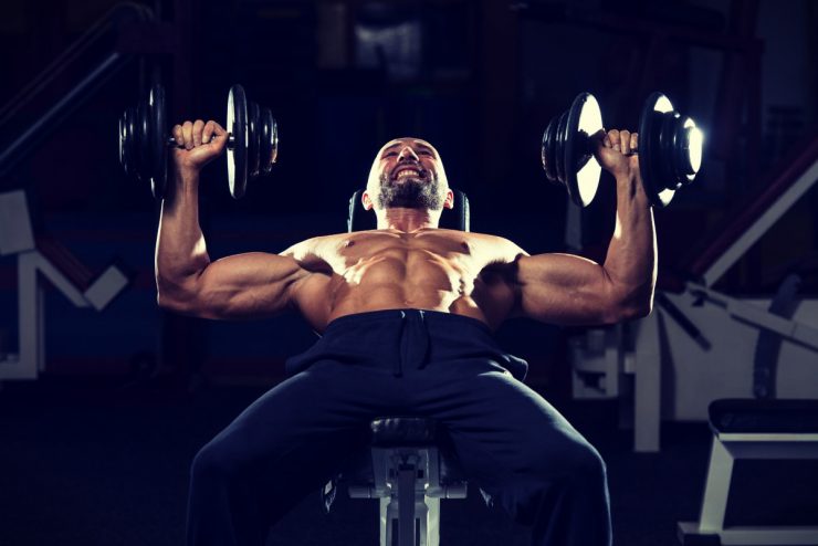 Dumbbell chest press