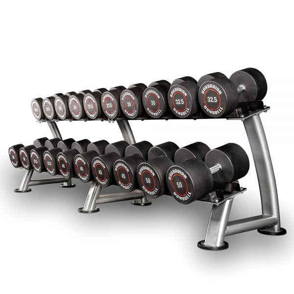 Barbarian urethaan dumbbell set 5 - 40 kg